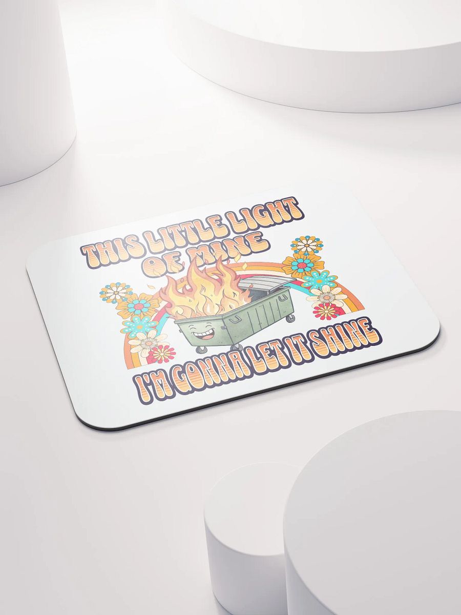 This Little Light Of Mine Dumpster Fire Mouse Pad product image (4)