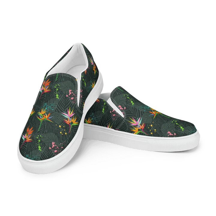 Birds of Paradise Slip-On Canvas Shoes product image (1)