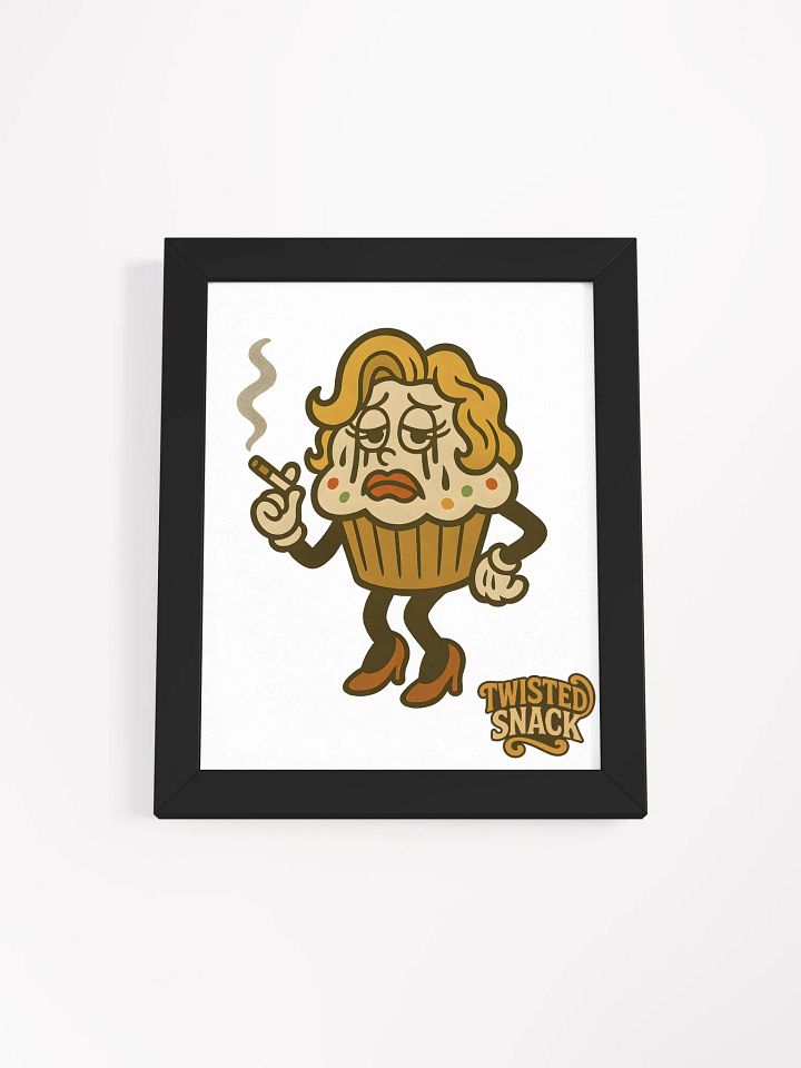 "Frosted & Feral" Framed Print – Twisted Snack Collection product image (1)