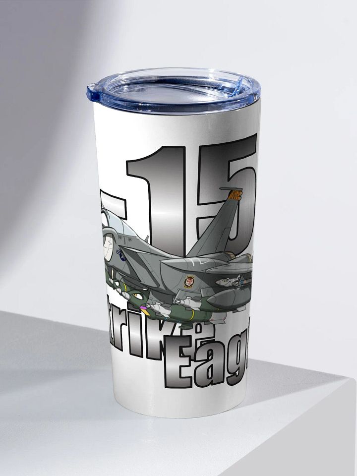 F-15E Strike Eagle Illustrated 20oz Stainless Steel Tumbler product image (2)