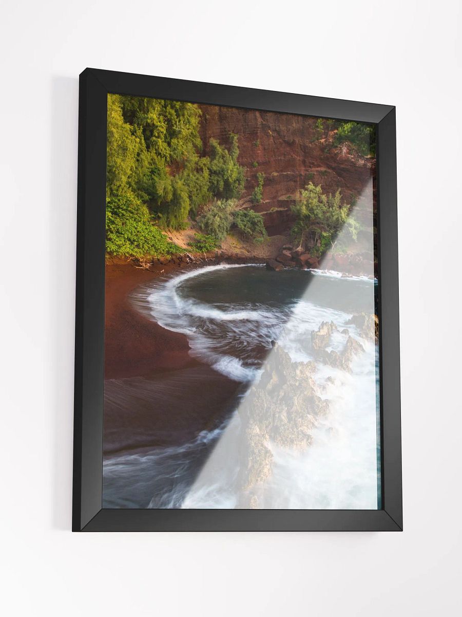 Maui Red Sand Beach - Fine Art Print - Framed product image (3)