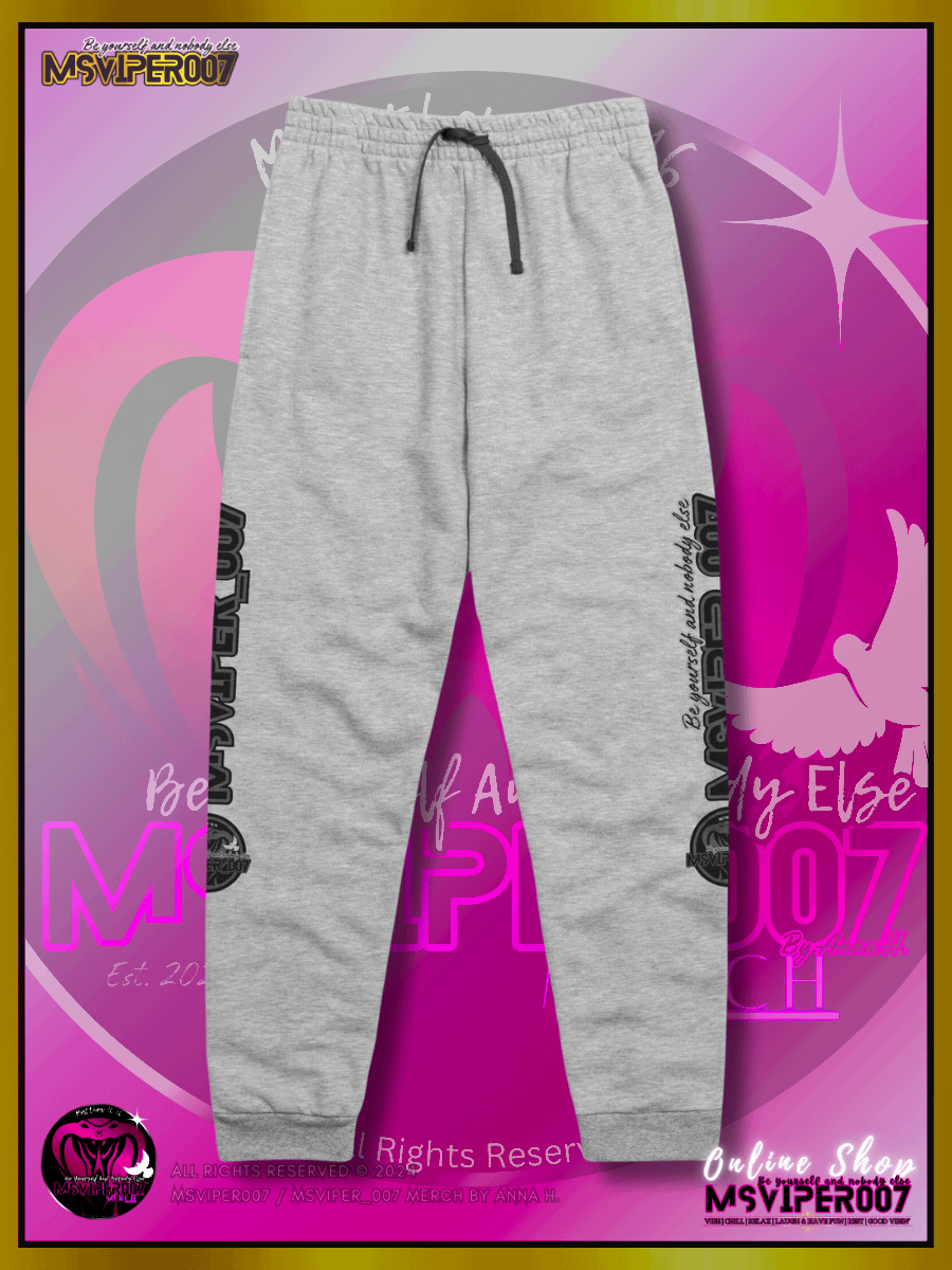 Pants - "MsViper_007™ Brand" [grey/blk] - Support&Sport" Cozy Comfort Jogger Pants By Anna H. product image (1)