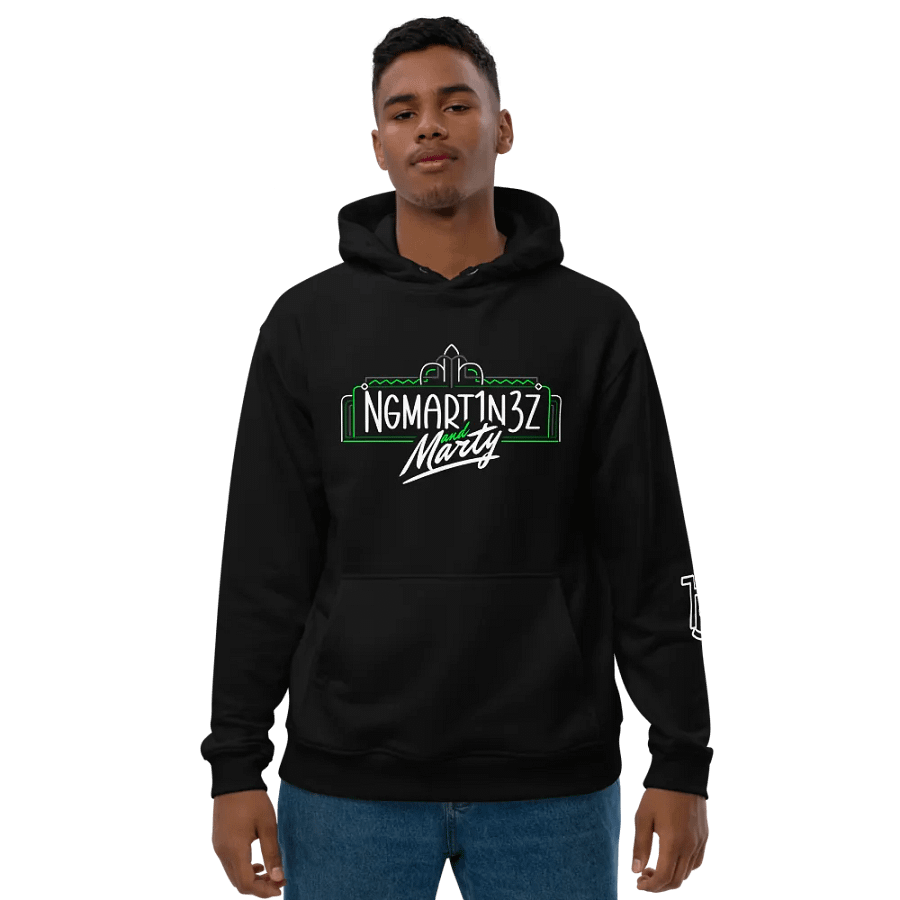 Retro Green NGM & Marty Hoodie product image (2)