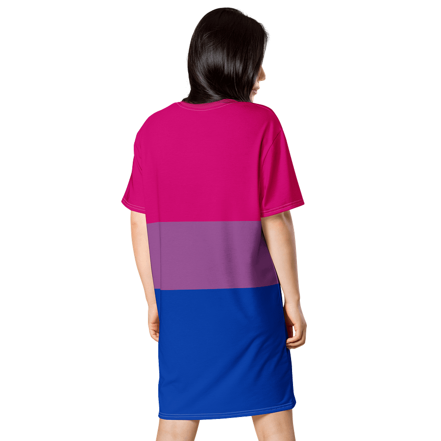 Bisexual Pride Flag T-shirt Dress product image (2)