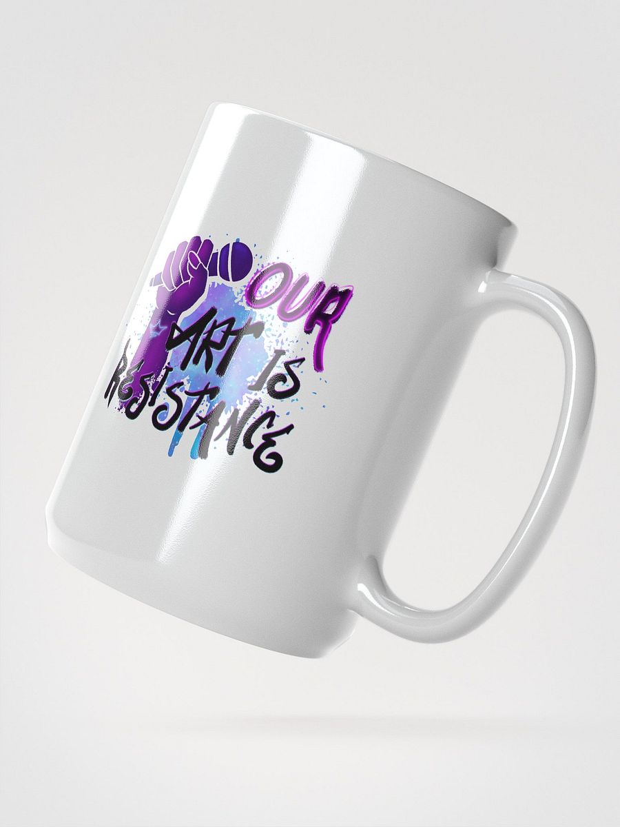 Our Art is Resistance White Mug product image (2)