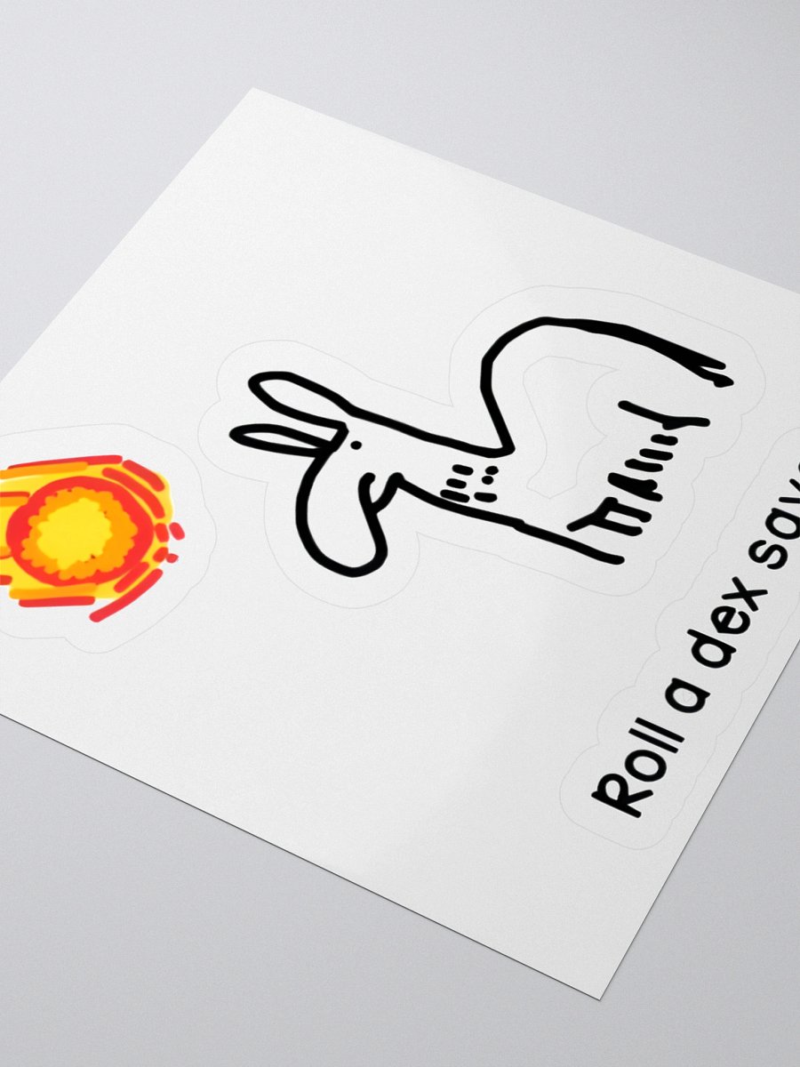 Roll a Dex Save - Sticker product image (7)