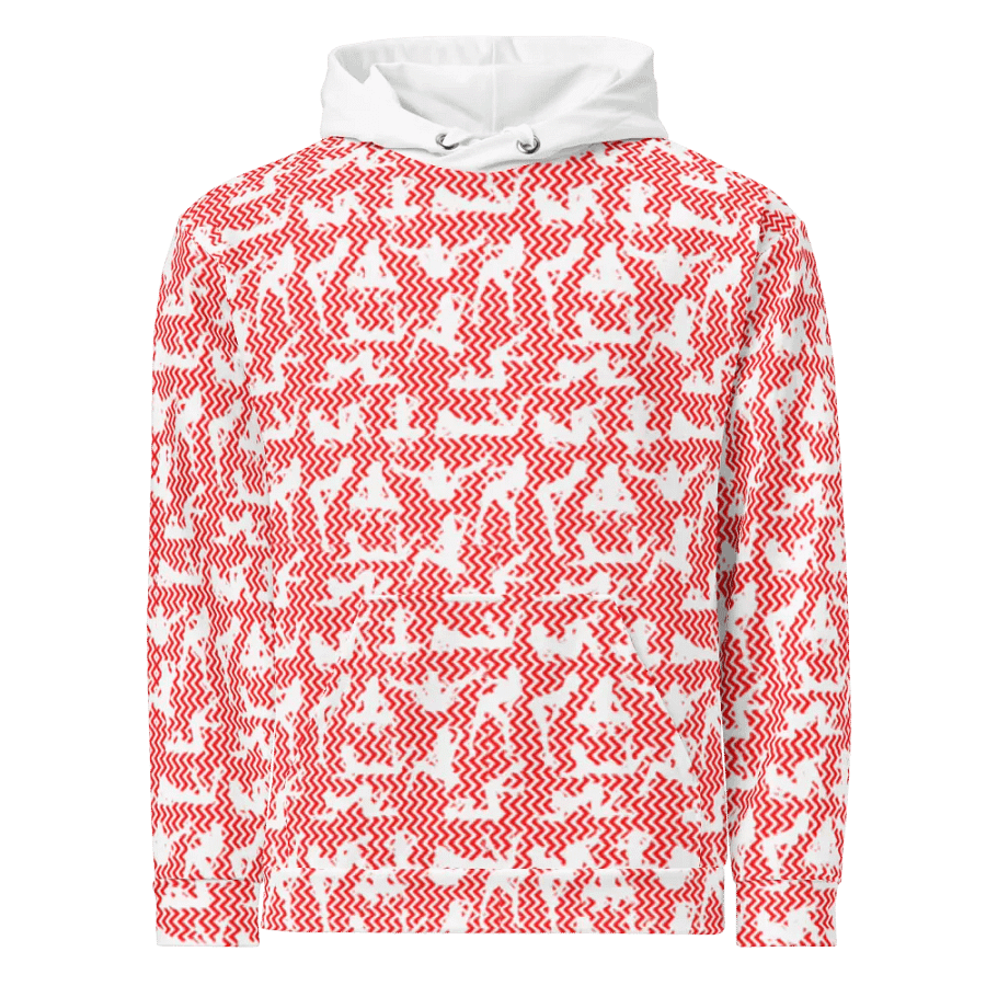 Dynamic Zig-Zag - WHITE | Unisex Hoodie product image (1)