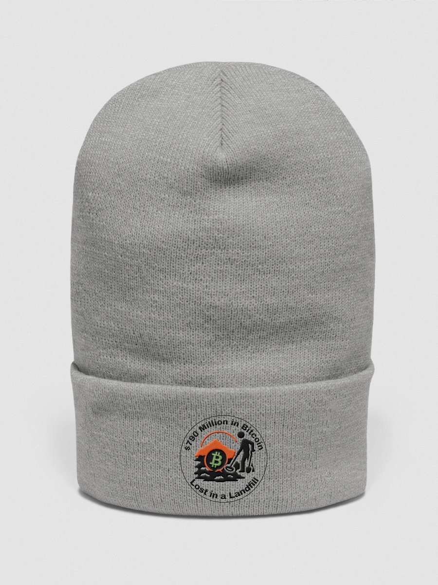 Crypto Circle Embroidered Beanie product image (1)