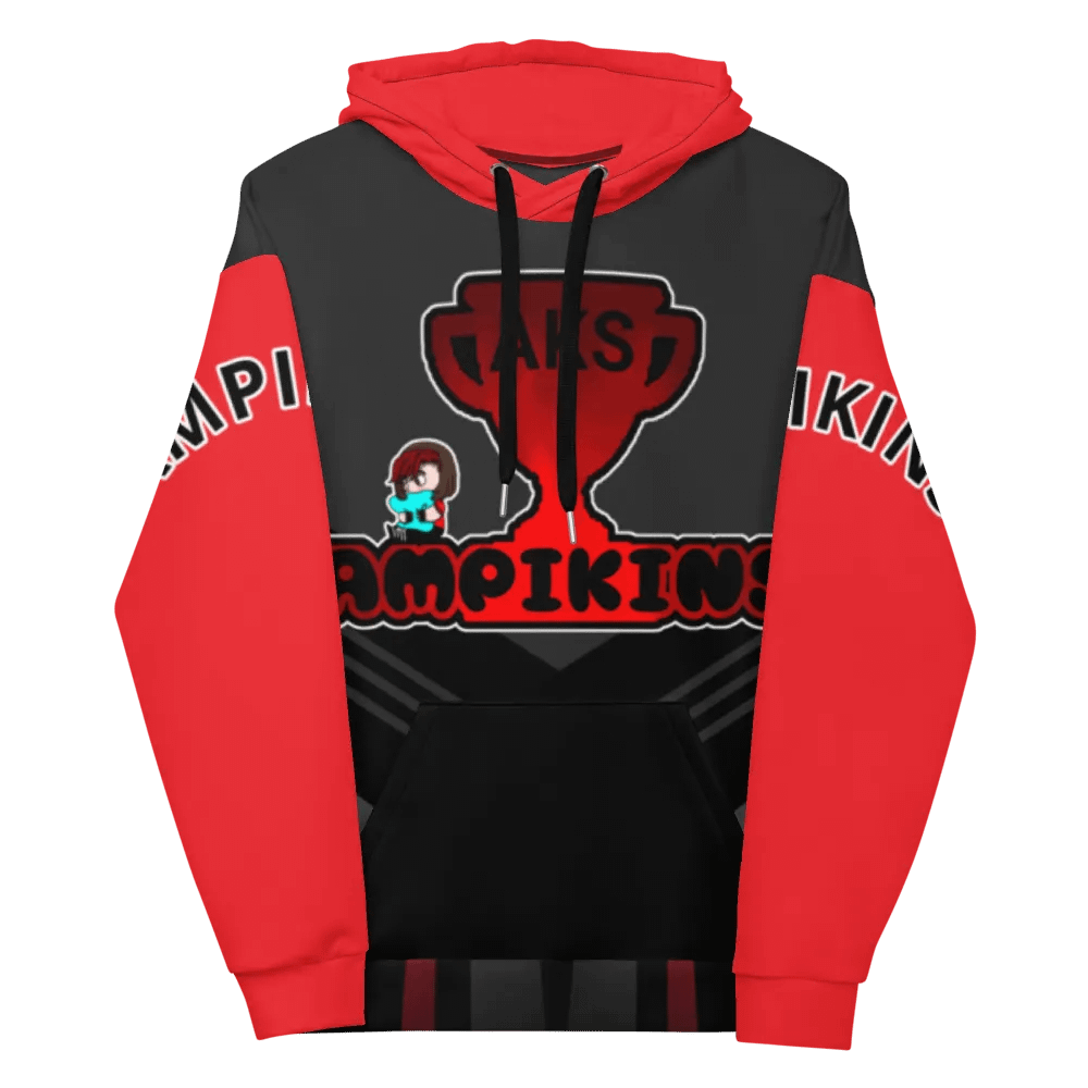 Red And Black AMPIKINS - Unisex Hoodie product image (12)