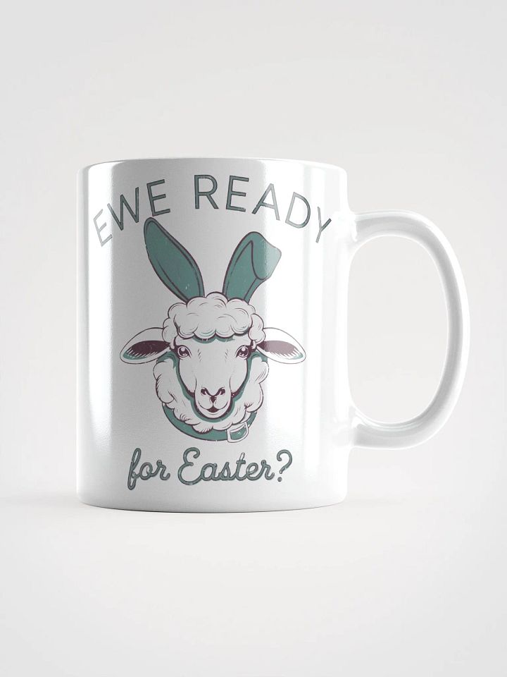 Easter Ewe Ready White Glossy Mug product image (1)