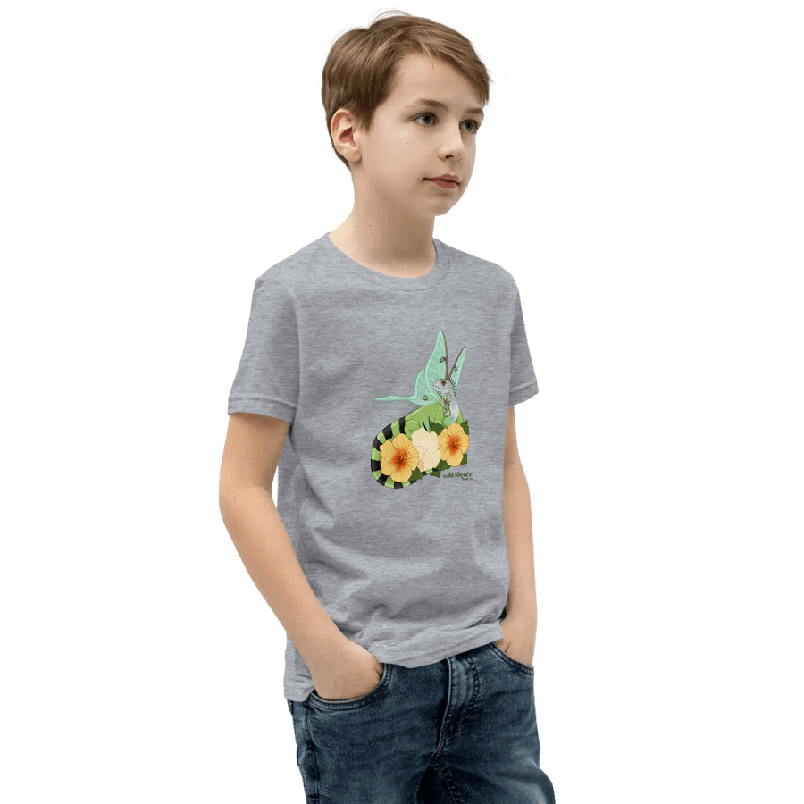 Luna Moth Iguana YOUTH t-shirt product image (17)