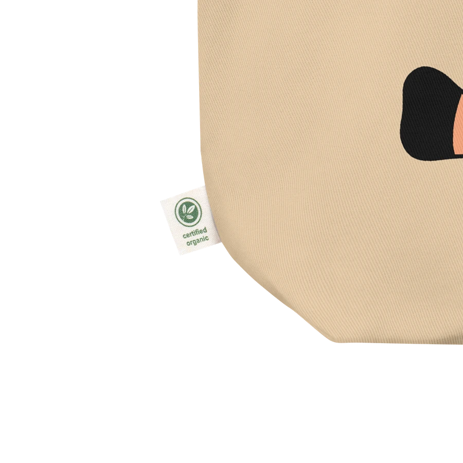 Orange Kawaii Cow Eco Tote Bag product image (4)
