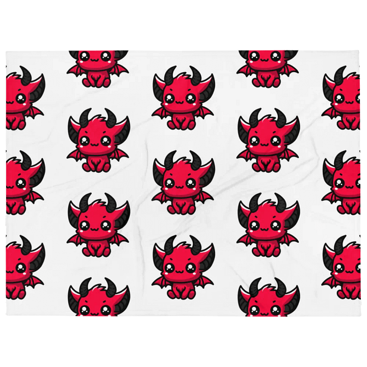 Mythical Devil Bat Throw Blanket product image (1)