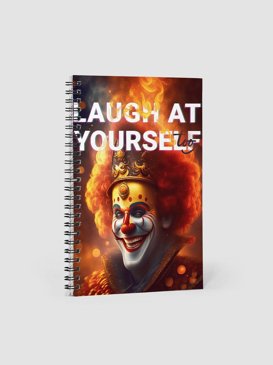 Laugh at yourself too - Clown in fire product image (1)