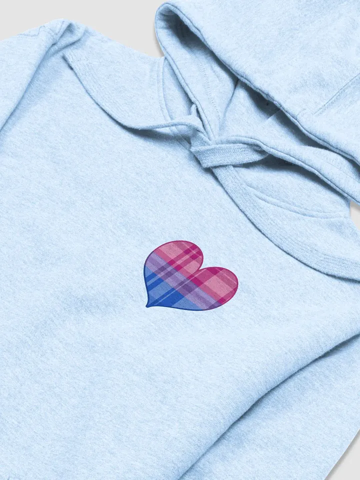Flannel Heart Hoodie - BiPride product image (2)