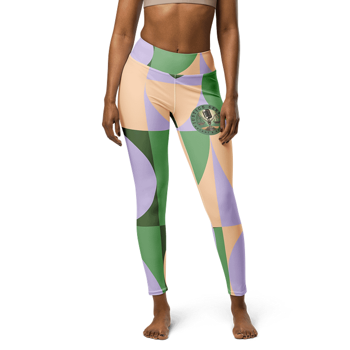 Justice Served Geo Printed Yoga Pants product image (1)