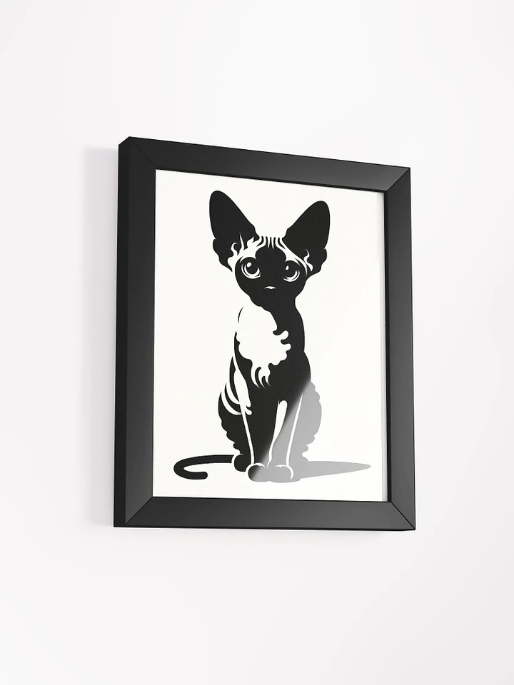 Framed High-Quality Matte Poster (in): Devon Rex product image (19)