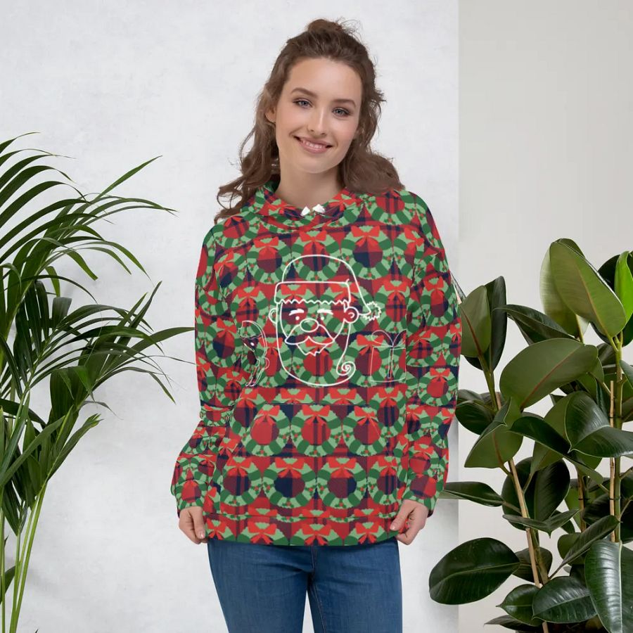 DaBot Ugly Christmas hoodie product image (5)