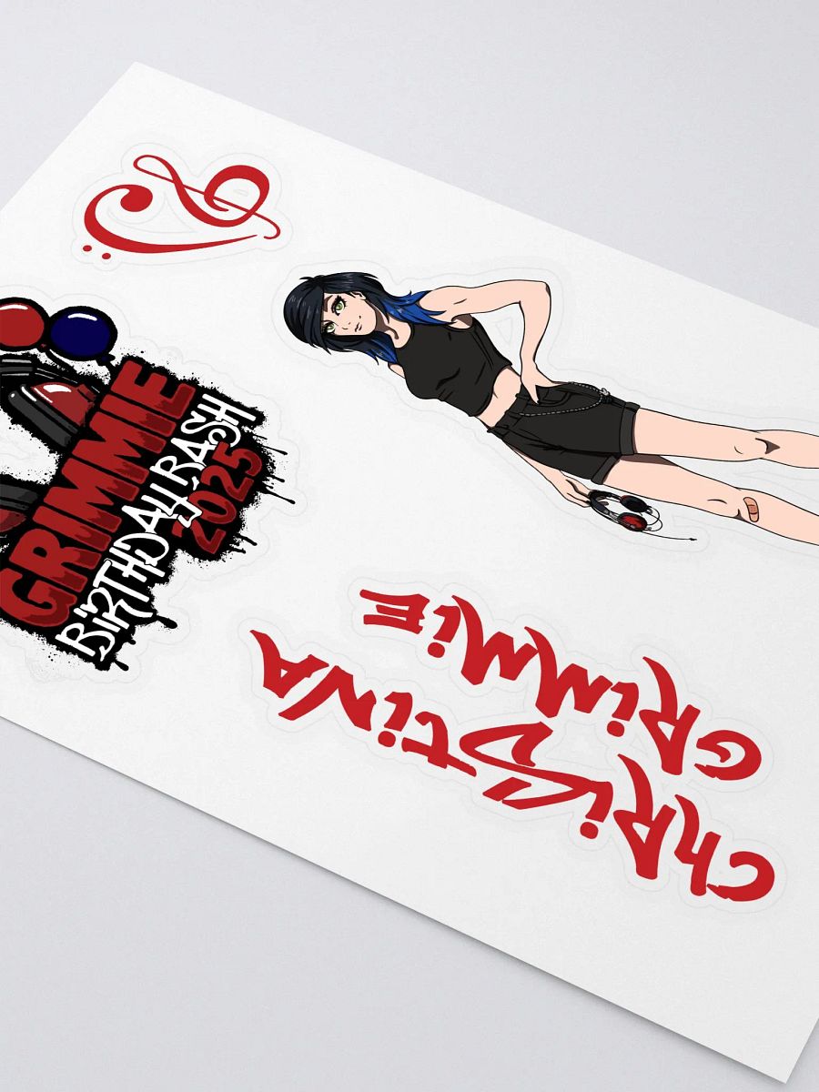 2025 Bday Bash Sticker Sheet product image (2)