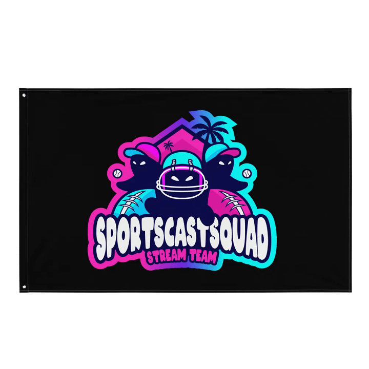 STREAM TEAM FLAG (BLACK) product image (1)