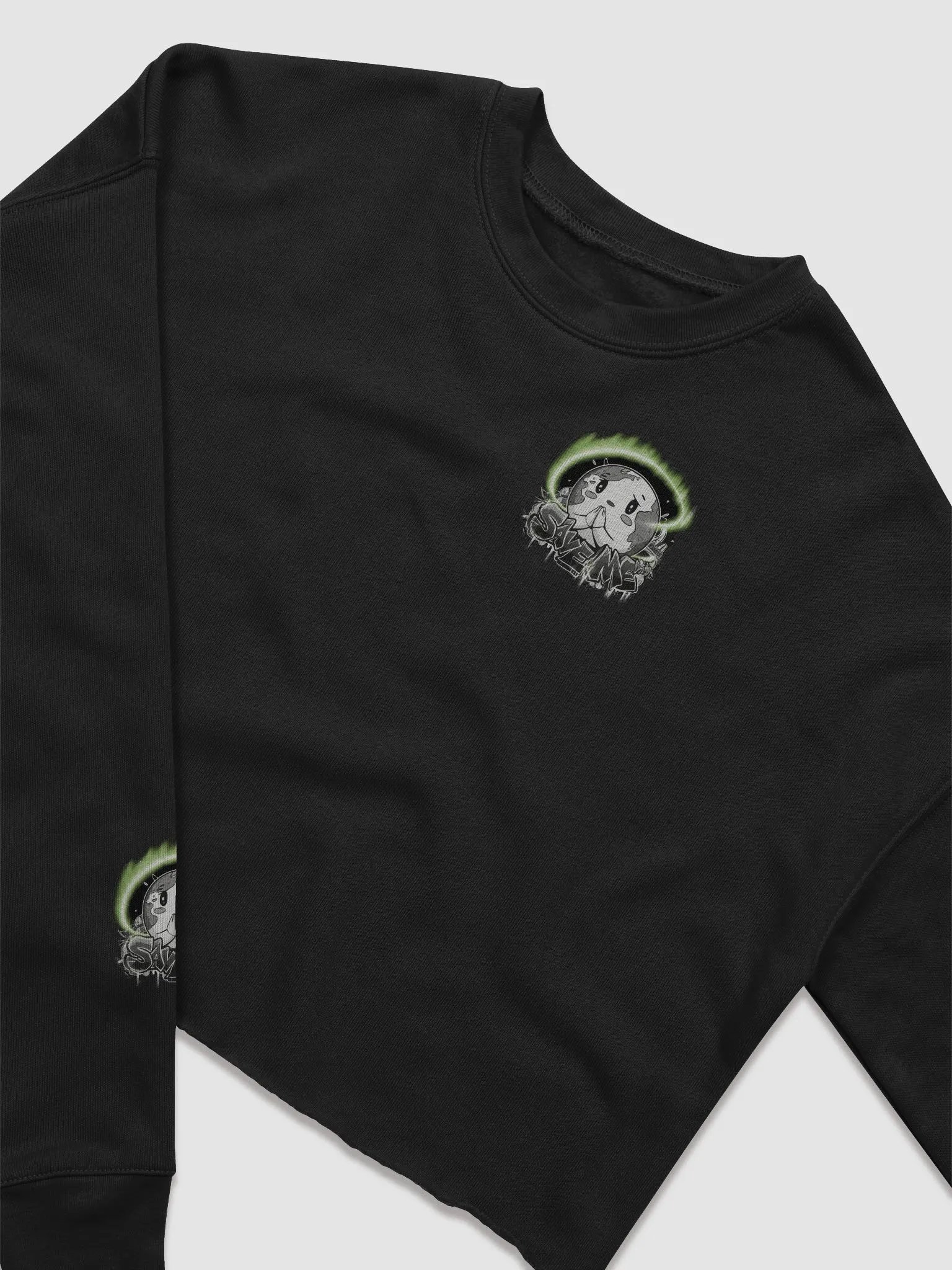 Women's Fleece Crop Sweatshirt 