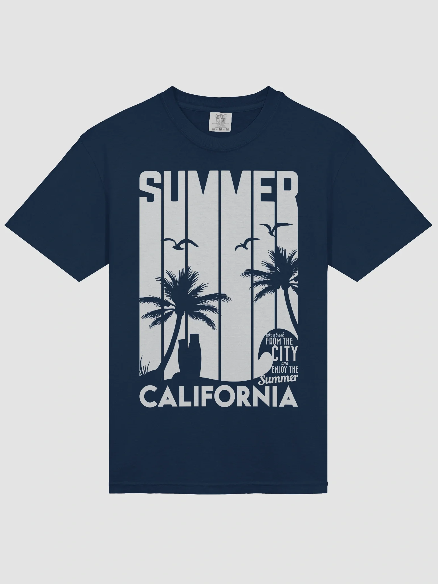 Summer California - Pixelated Monochrome T-Shirt product image (30)