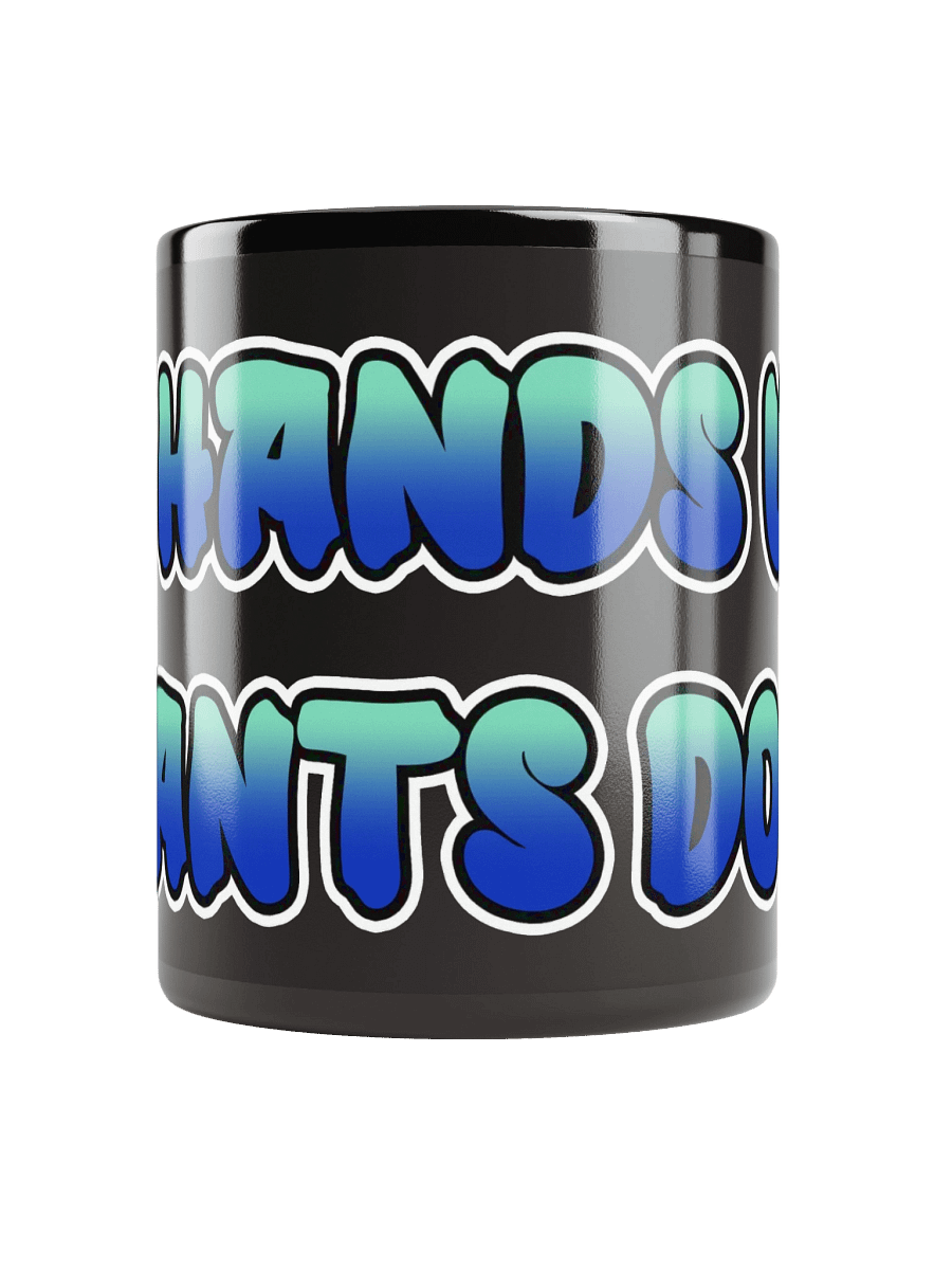 Hands Up Pants Down - Black Glossy Mug product image (10)
