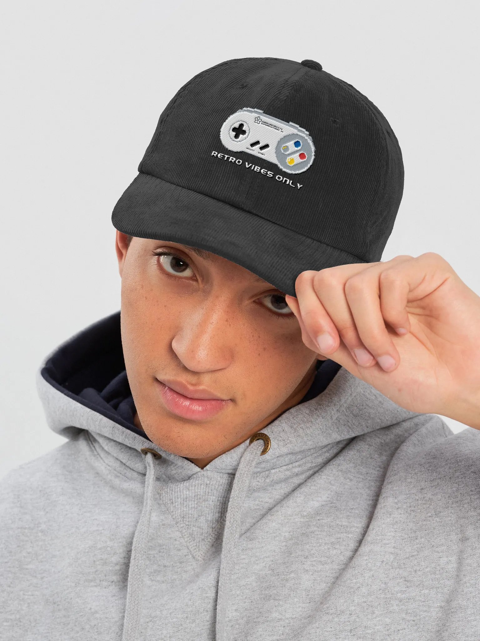 Retro Vibes Corduroy Dad Hat product image (6)