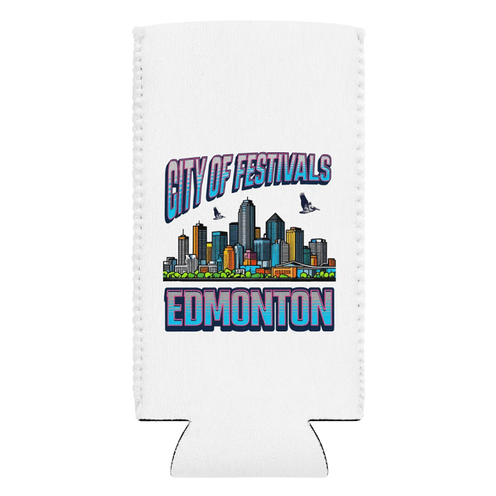City of Festivals Edmonton Vibrant Can Cooler product image (2)