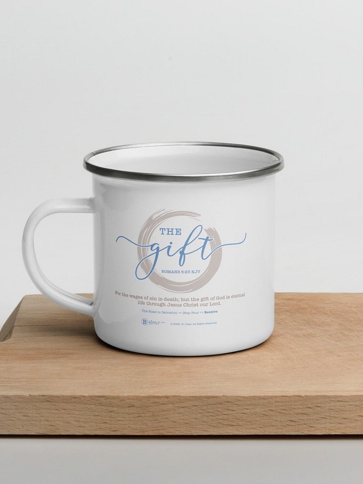 Mug, The Road to Salvation, Step 4, THE GIFT/Receive, Premium Enamel Mug product image (2)