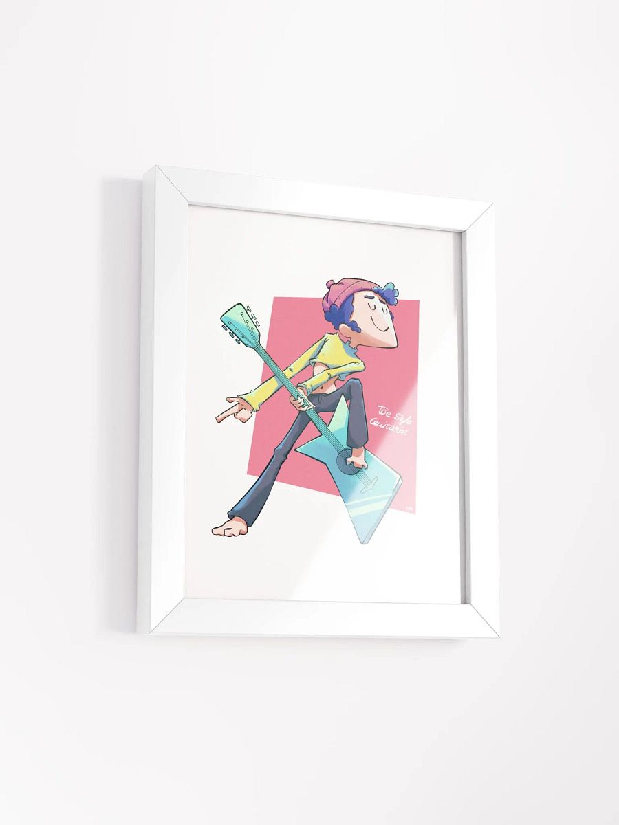 Toe Style Guitarist | Frame Matte Poster product image (18)