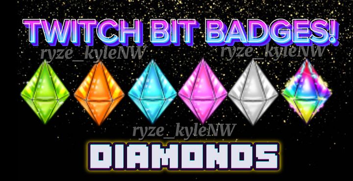 Twitch Bit Badges DIAMONDS product image (1)