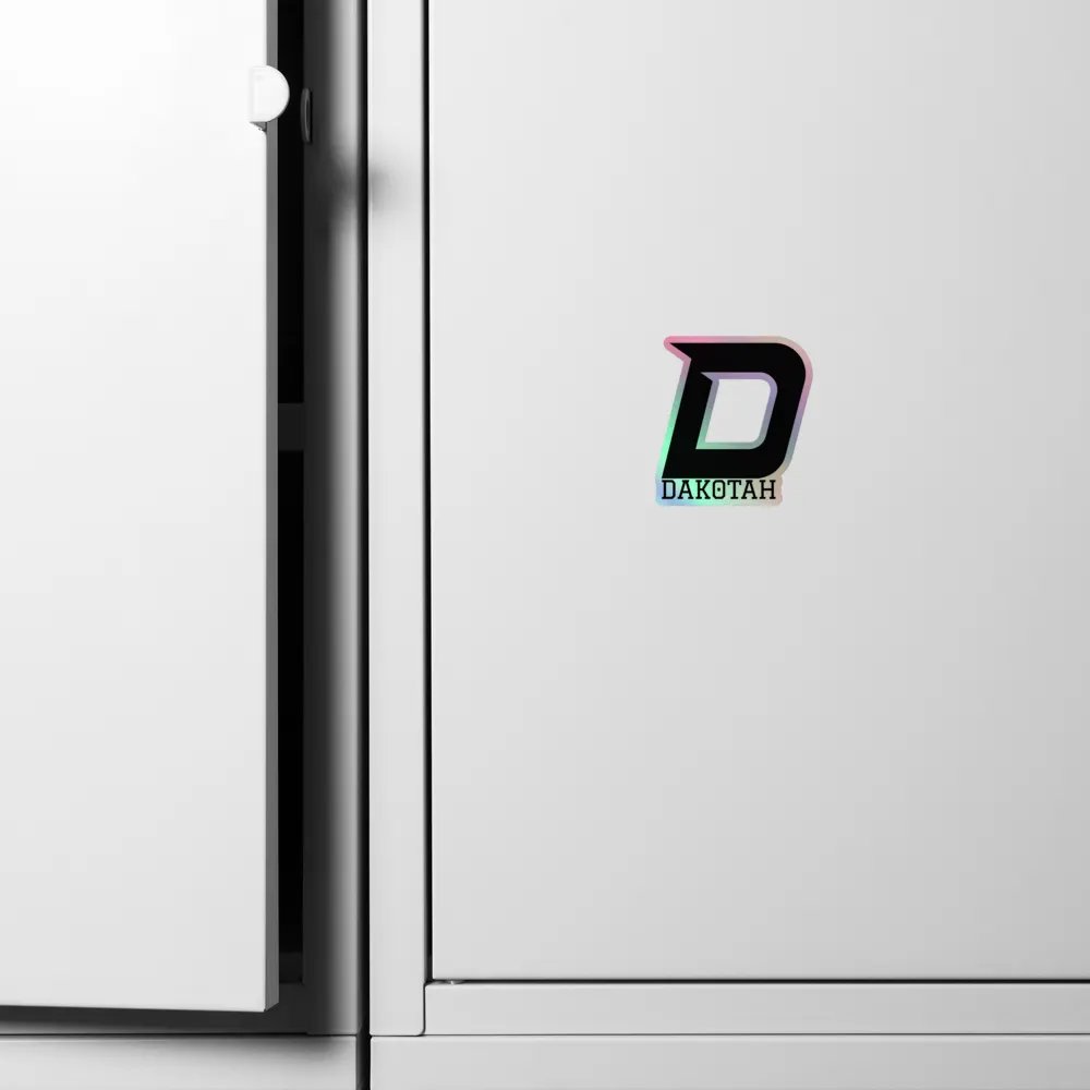 Black D Logo Holo Sticker product image (4)