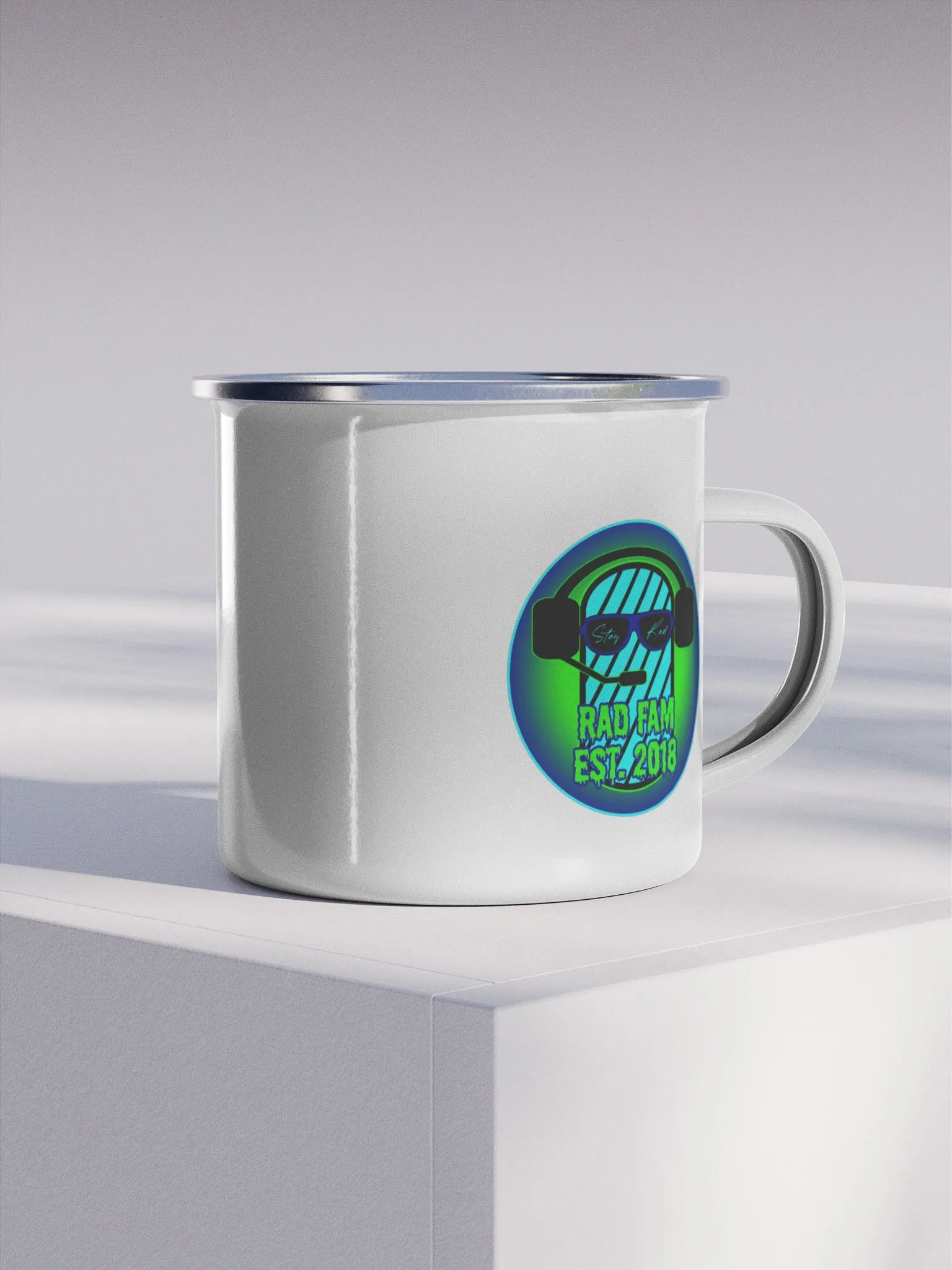 Rad Fam Enamel Mug product image (4)