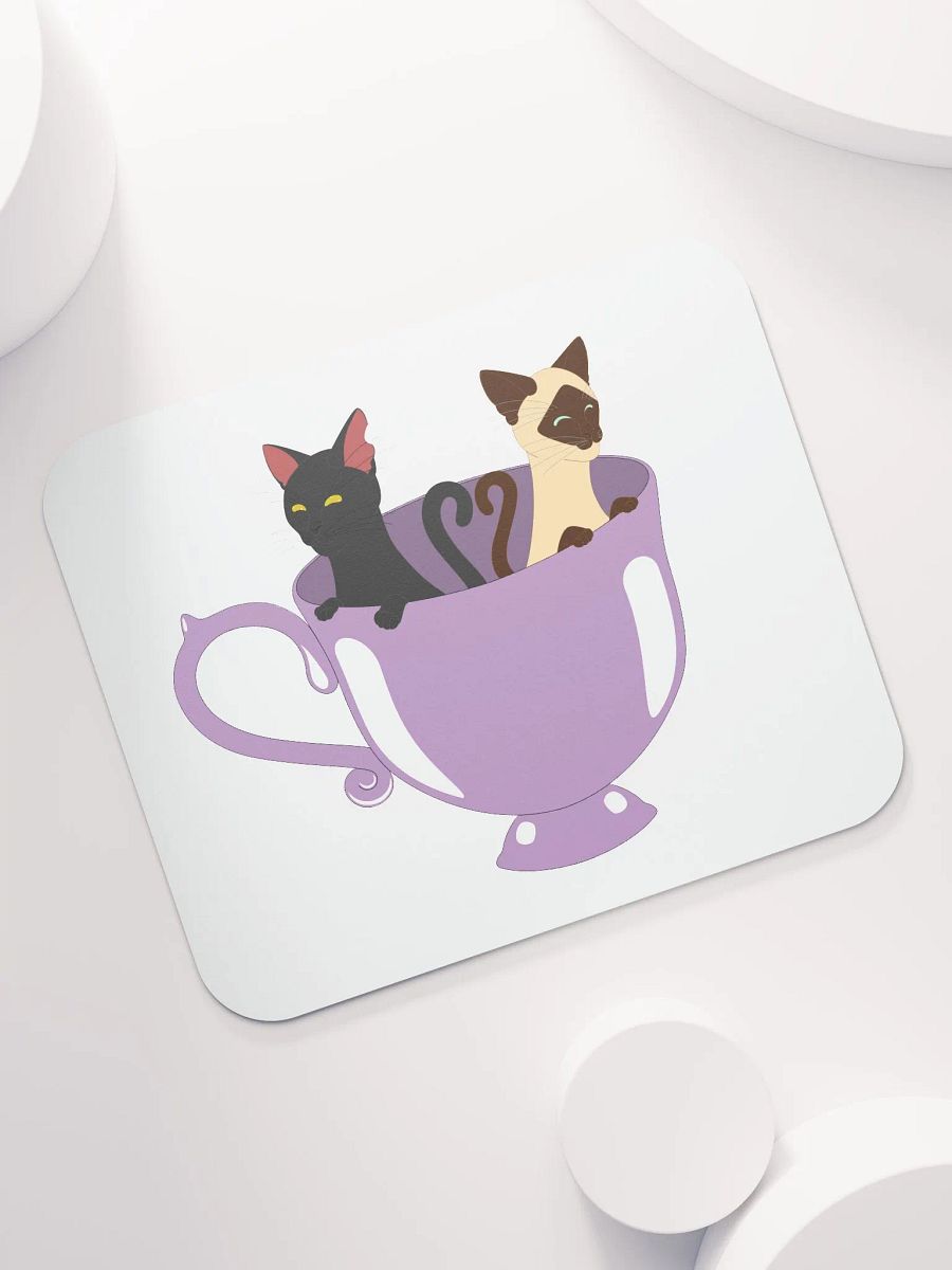 Cats in Teacup Mouse Pad product image (7)