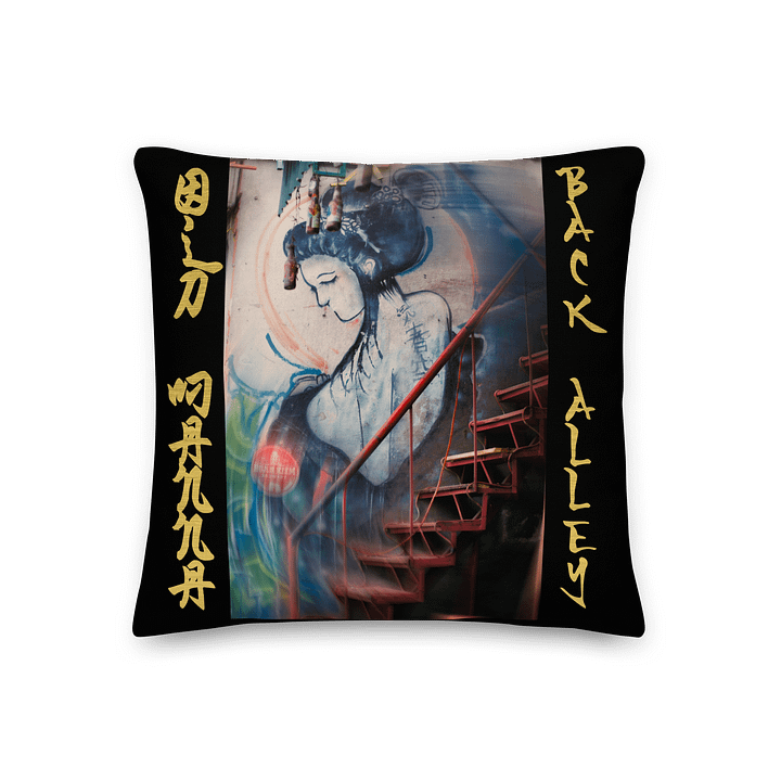 Back Alley Throw Pillow product image (2)