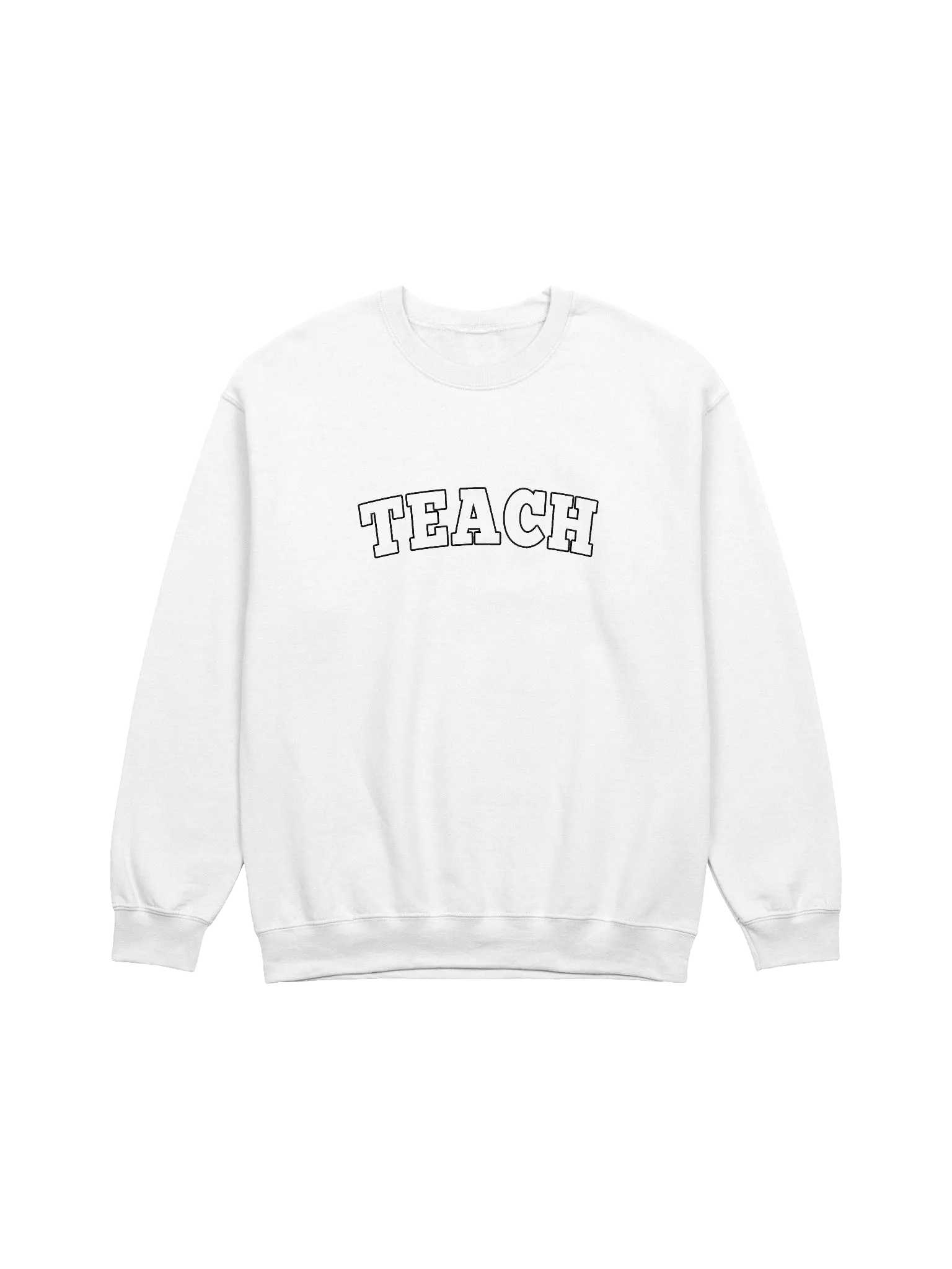 Teach embroidered sweatshirt, Gift for teacher, Teacher Appreciation Gift product image (2)