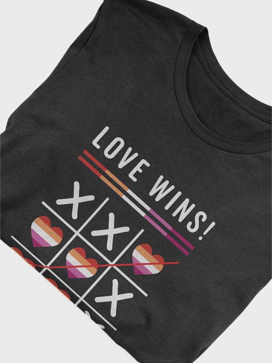 Tic Tac Toe Love Wins LGBTQ Lesbian Pride T-Shirt product image (4)