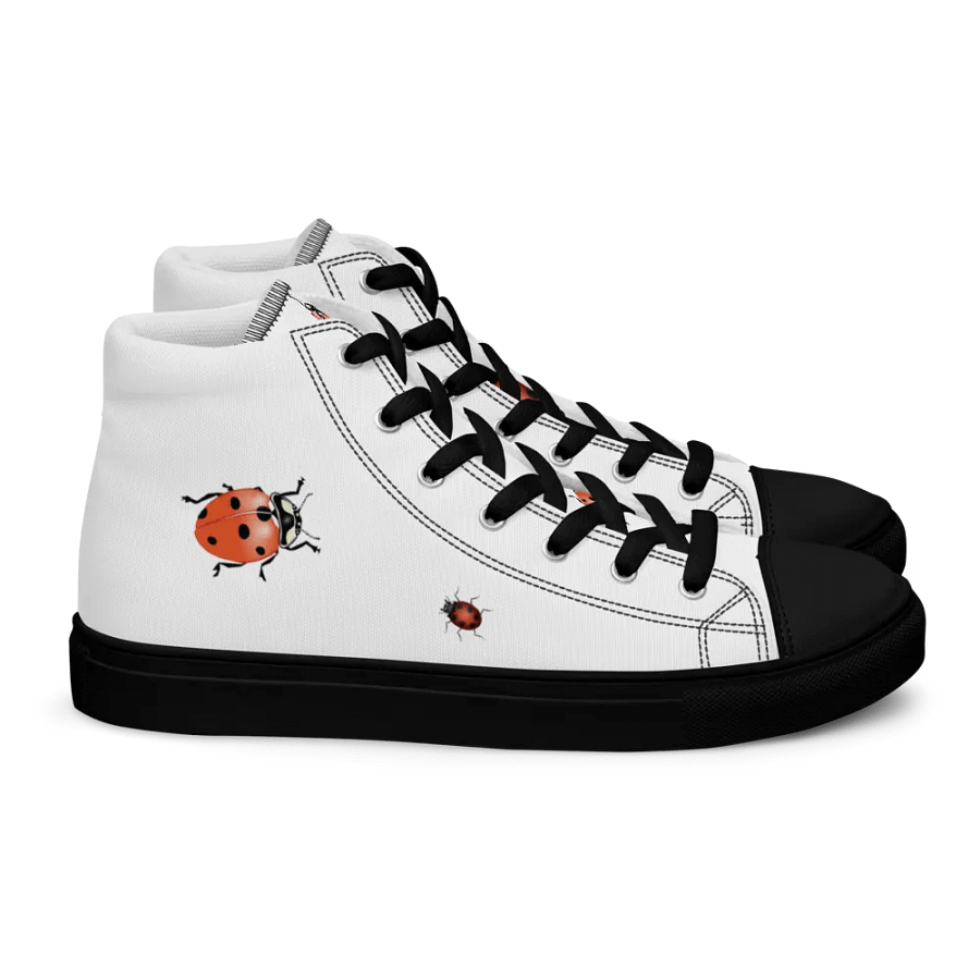 "Ladybug" Womens Canvas Hi-Tops product image (5)