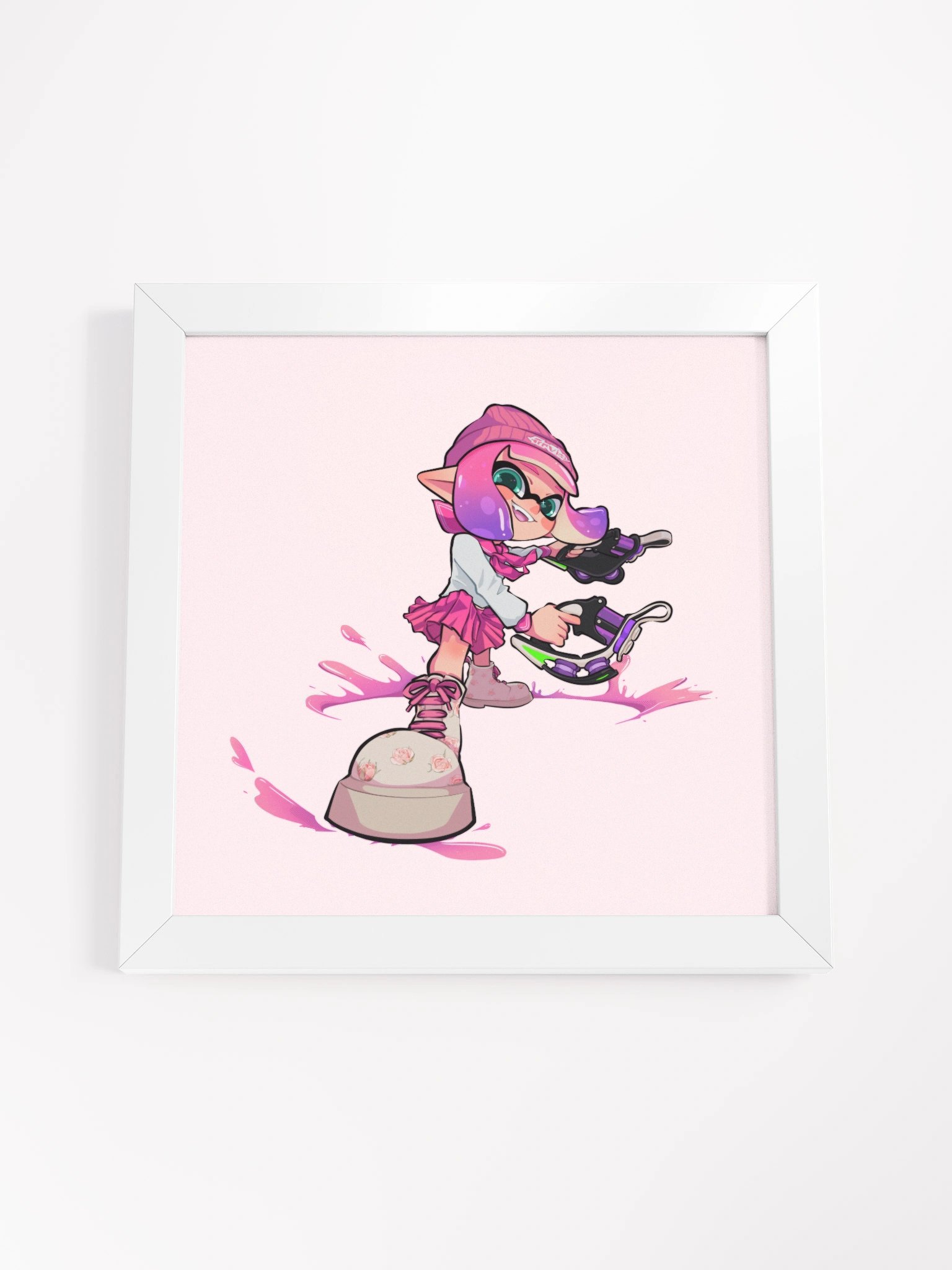 Framed Squid Kid Print product image (4)