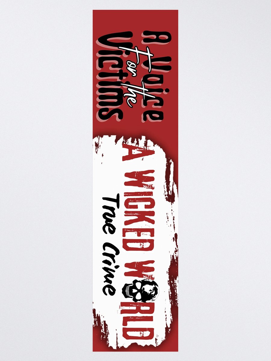 A Wicked World Voice of the Victims on Red Bumper Sticker product image (3)