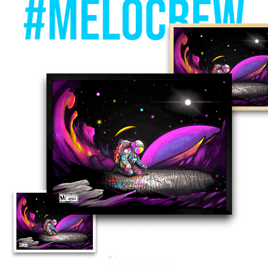 #MELOtober 2023 Personalized MELO CREW Founders - Framed Poster | #MadeByMELO product image (1)
