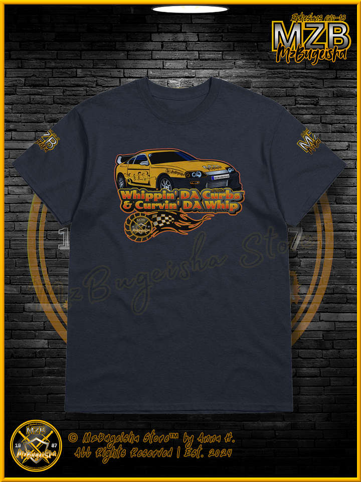 T-Shirt - MzBugeisha™ "Whippin' Da Curbs & Curvin' Da Whip™" Gaming T-Shirt By Anna H. product image (1)