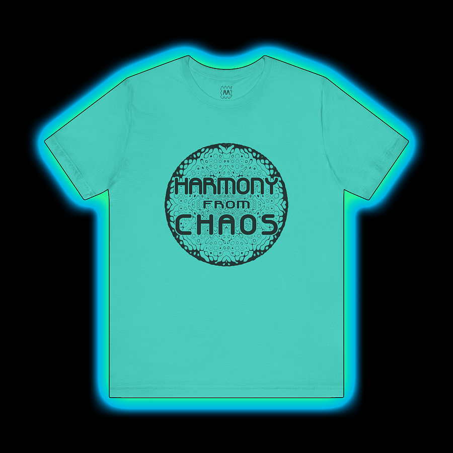 Cymatics - Harmony From Chaos Synthesizer T-Shirt (BLACK PRINT) product image (1)