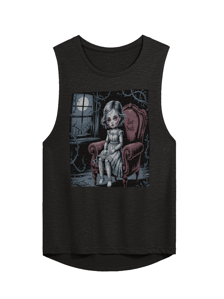 Midnight Veil Designs Women's Black Gothic Flowy Muscle Tank - Lost Souls - S-2XL product image (1)