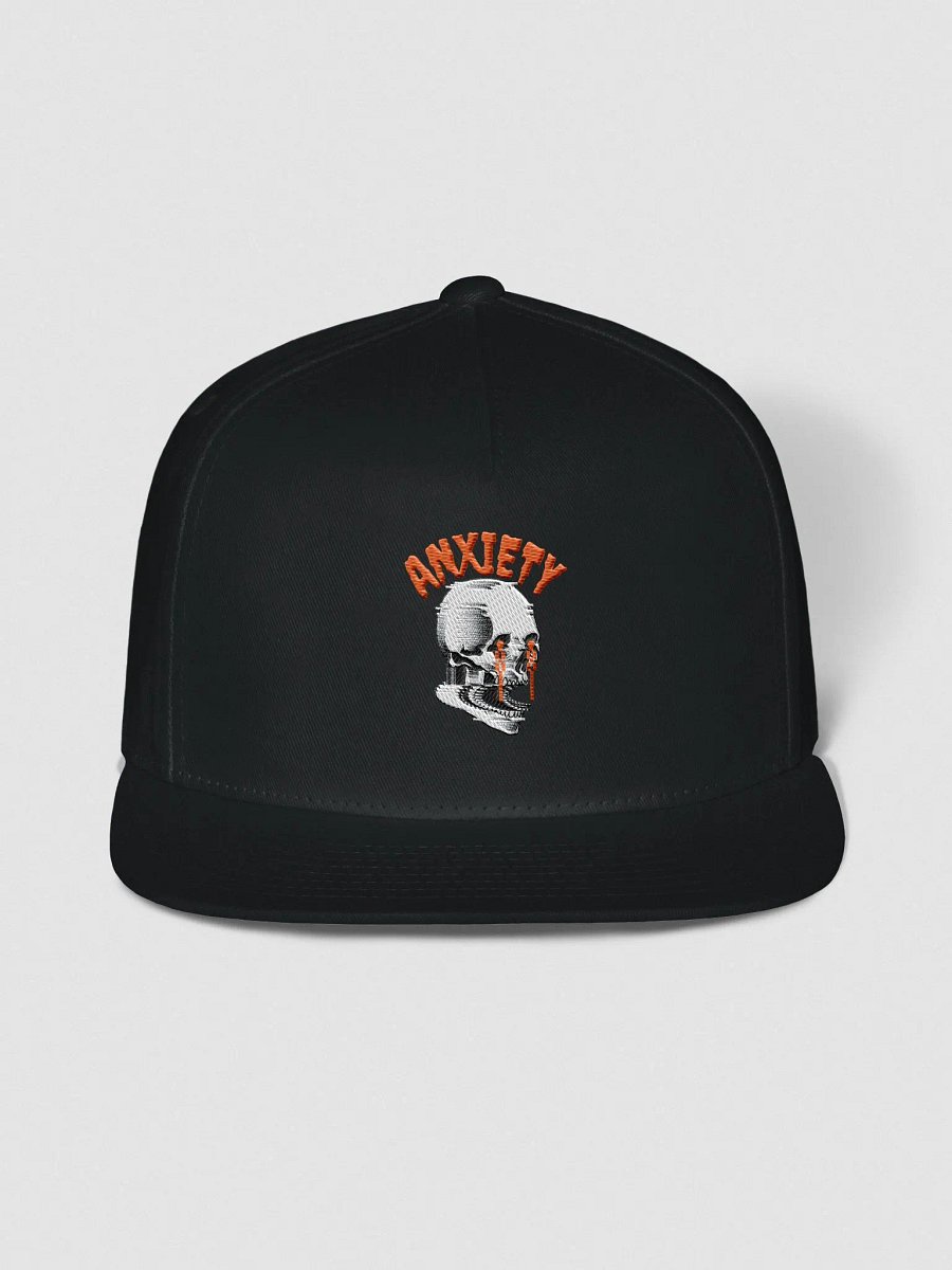 Anxiety embroidered snapback hat product image (1)