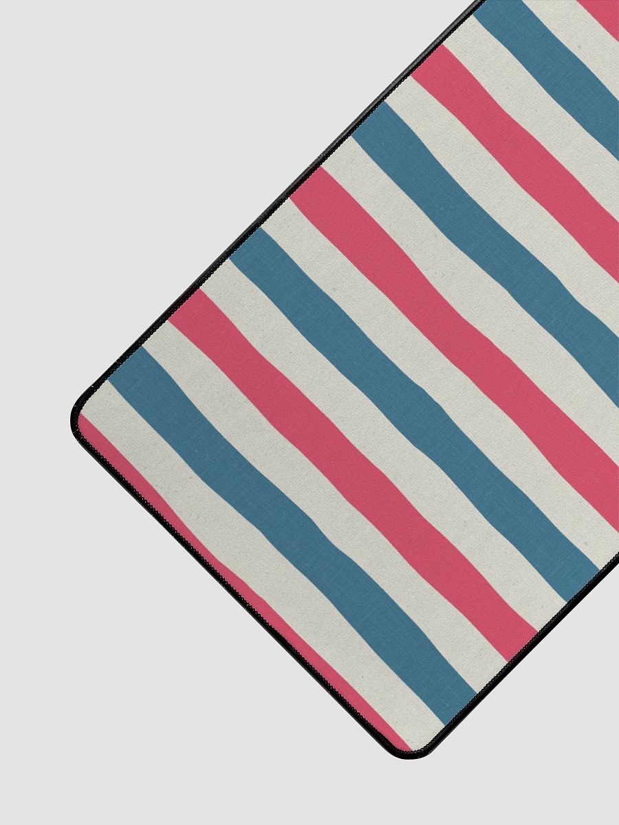 Cosmic Bloom Stripes Desk Mat product image (3)