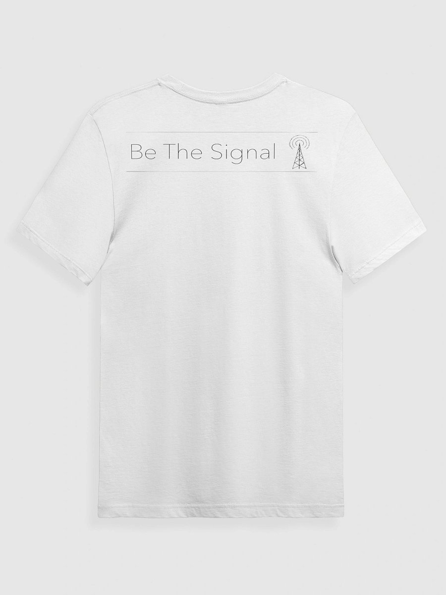Be The Signal, Radio Waves - White Tee product image (2)