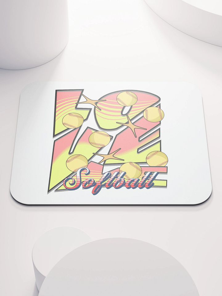 Love Me Softball Mouse Pad product image (2)