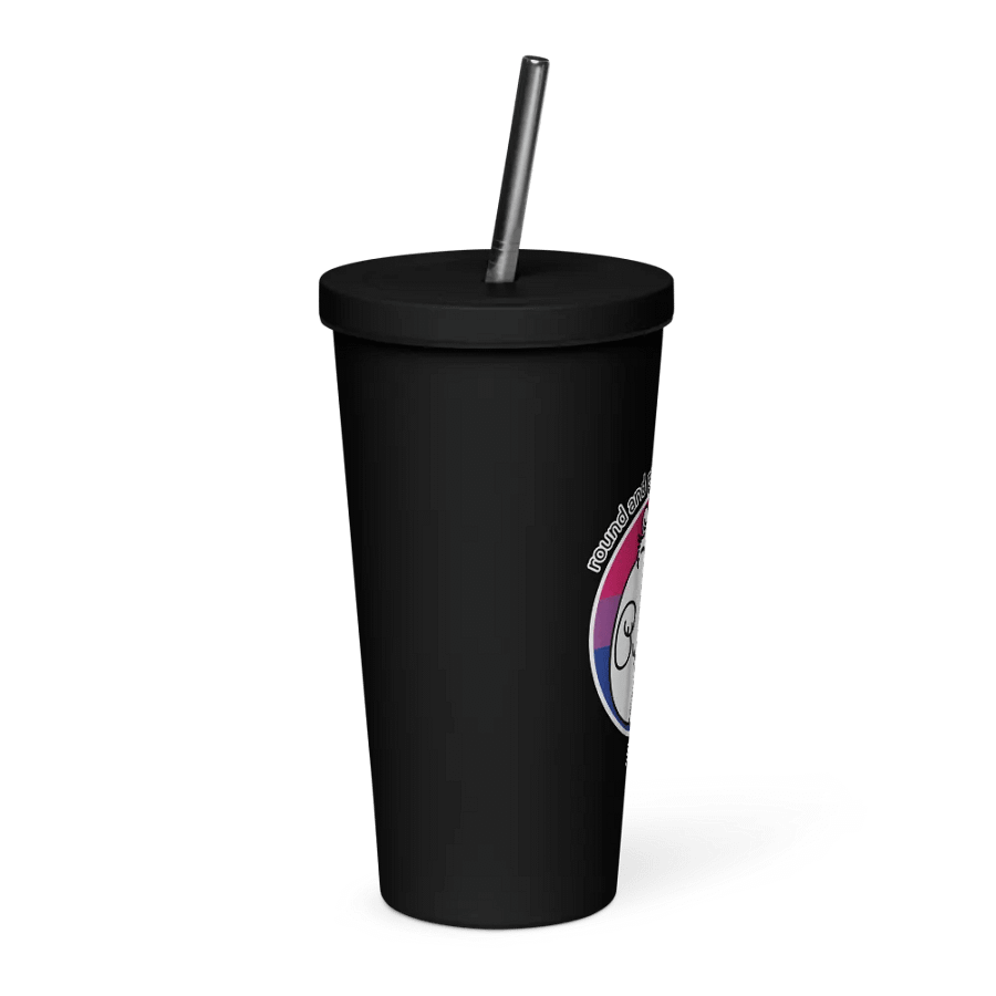 Round and Proud Manul Pride Bisexual Version - Insulated Tumbler product image (8)